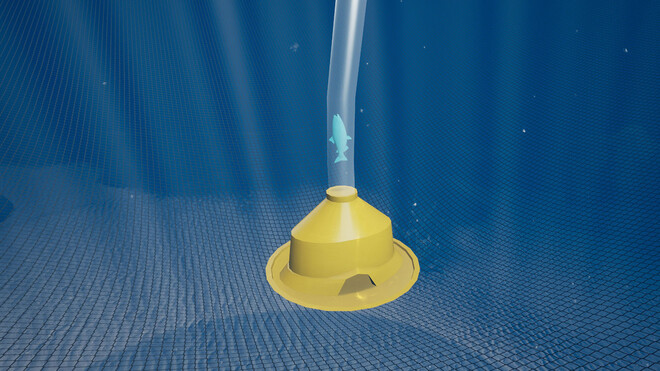 L’airlift évacue les poissons morts pour protéger les autres poissons contre des maladies et des infections.