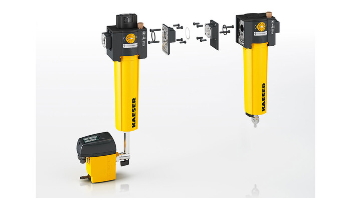 Filtre pour le traitement de l'air comprimé