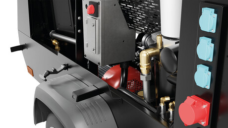 Génératrice intégrée dans le Mobilair M59.