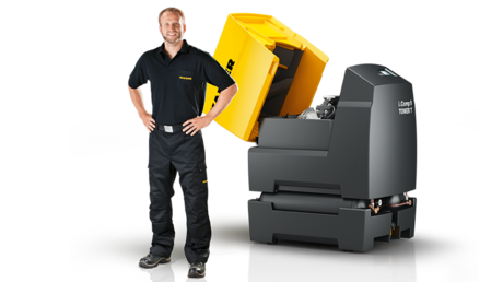 L'entretien du i.Comp 9 Tower est très facile grâce au capot relevable.